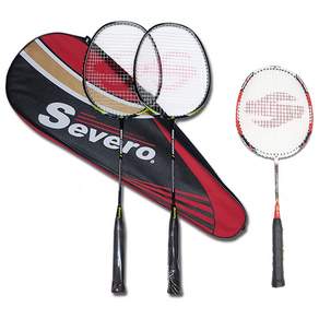 Severo 碳素系列羽毛球拍 3p + 全罩套裝, NANO CARBON 7(球拍2p+全罩)、Carbon Power 5 Mini(球拍), 1組