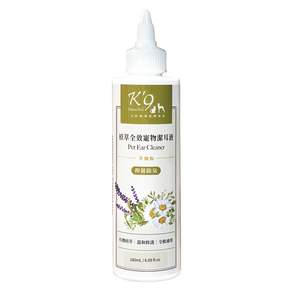 K'9 植萃全效寵物潔耳液升級版, 180ml, 1瓶