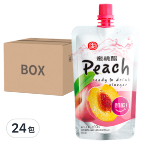 十全 蜜桃醋飲料, 140ml, 24包