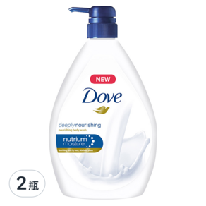 Dove 多芬 滋養柔嫩沐浴乳, 950ml, 2瓶