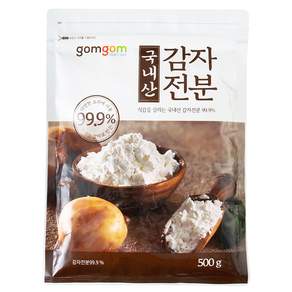 Gomgom國產馬鈴薯澱粉, 500克, 1個