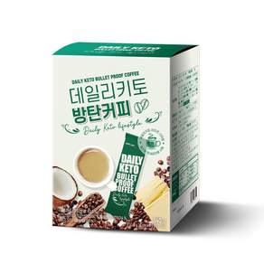 DAILY KETO 生酮防彈咖啡沖泡粉 隨身包, 10g, 14入, 1盒