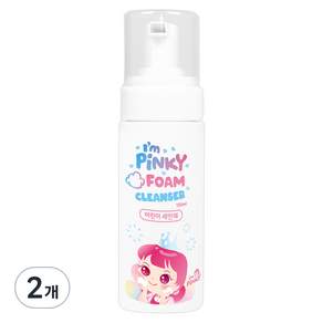 i'm pinky Princess 兒童專用泡沫潔顏慕斯, 150ml, 2瓶