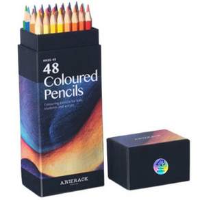 紫豆專業彩色鉛筆, 1個, 48 種顏色