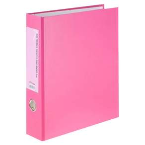 ECO Chungwoon 環保D型A4活頁夾 3孔 7cm, 粉紅色, 3本