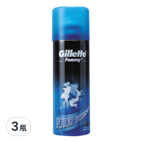 Gillette 吉列 刮鬍泡 薄荷, 210g, 3瓶