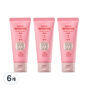 Mybi Baby Toothpaste Step 2 草莓香型, 50g, 6個