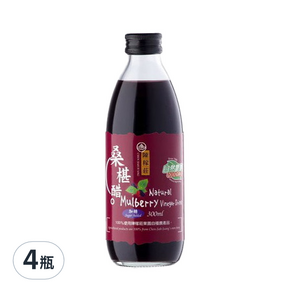 陳稼莊 即飲桑椹醋 加糖, 300ml, 4瓶