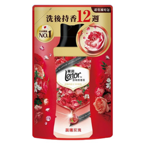 Lenor 蘭諾 衣物芳香豆補充包 晨曦玫瑰, 455ml, 1包