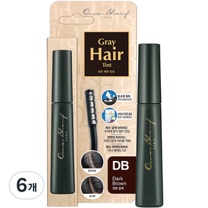 Dongsung 東星 Omar Sharif頭髮染色睫毛膏 15ml, Dark Brown, 6支