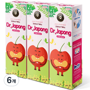 Jennyton Dr. Japong 小學牙膏, 60g, 6個