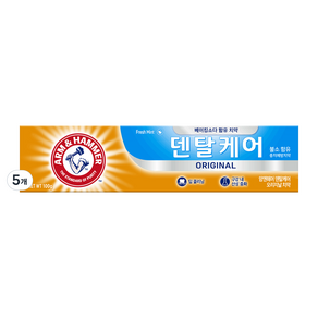 Arm & Hammer 牙科護理原裝牙膏, 100克, 5個