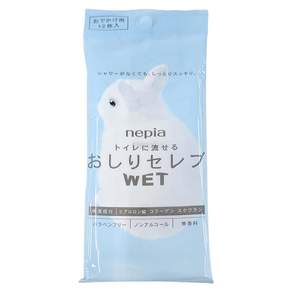 nepia 王子 超柔膚滋潤型可分解抽取式隨身包濕式衛生紙, 12張, 1包