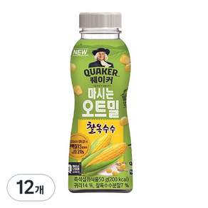 QUAKER 桂格 玉米燕麥穀物飲, 50g, 12瓶