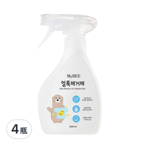 MyBEE 嬰幼兒衣物去污噴霧, 330ml, 4瓶