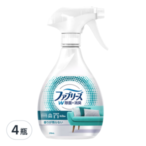 febreze 風倍清 織物除菌消臭噴霧 高效除菌, 370ml, 4瓶