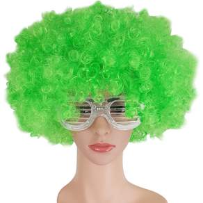 派對 cosplay 假髮 jumbo puffy, 09 綠色