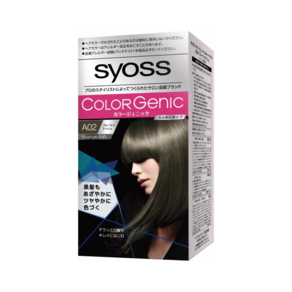syoss 絲蘊 極致透感染髮系列 第一劑50g+第二劑100ml+染後護髮乳15g, A02 經典黑茶, 1盒