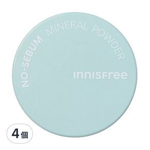 INNISFREE 無油無慮礦物控油蜜粉, 5g, 4個