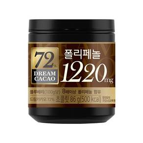 LOTTE 樂天 Dream Cacao 巧克力球72%, 86g, 6罐