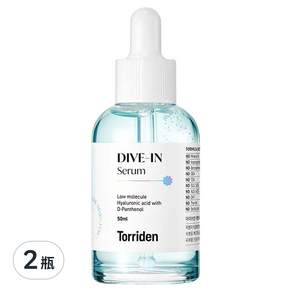 Torriden 微分子玻尿酸保濕精華, 50ml, 2瓶