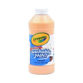 Crayola 繪兒樂 可水洗兒童顏料 桃色, 16oz, 1瓶