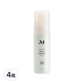 MEKO 裸光雪紗清透潤色隔離乳 02green, 30ml, 4瓶