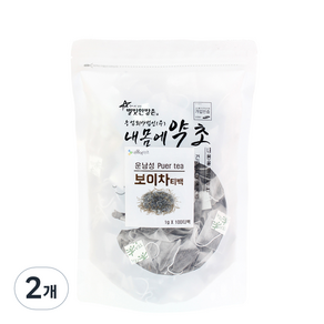 NAEMOME HERBS 普洱茶包, 1g, 100個, 2包