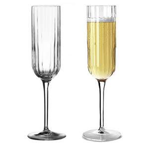 Luigi Bormioli 水晶玻璃香檳杯, 210ml, 2個