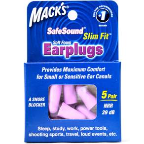 MACK'S Slim Fit睡眠耳塞+收納盒, 1盒, 10個