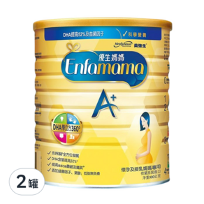 Mead Johnson 美強生 優生媽媽A+配方奶粉 懷孕及授乳媽媽專用, 900g, 2罐