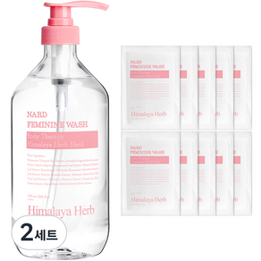 NARD 女性私密處清潔露 1000ml+旅行試用包 4ml 10包組, 1040ml, 2組