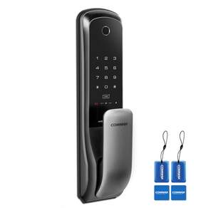 COMMAX無孔指紋識別卡鑰匙推拉式數字門鎖, CDL-615P, 客戶直接安裝