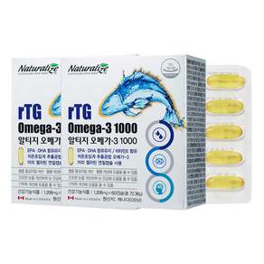 Naturalize Altage Omega 3 1000, 60顆, 2盒