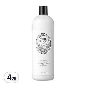 VertBlanc 幼兒纖維柔軟精 玫瑰花園香, 1000ml, 4個