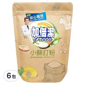 加倍潔 小蘇打環保萬用去污粉, 1kg, 6包