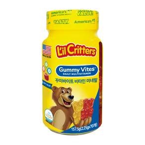 L'il Critters Gummy vites綜合維他命小熊軟糖, 70顆, 1罐