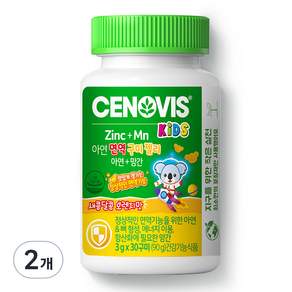 CENOVIS 聖諾 孩童鋅補充軟糖, 2罐, 90g