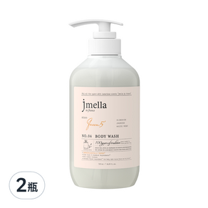 jmella 法式漫舞香水沐浴乳 No.04 Queen5, 500ml, 2瓶