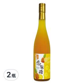 醋桶子 三年熟成鳳梨醋醋單入禮盒, 600ml, 2瓶