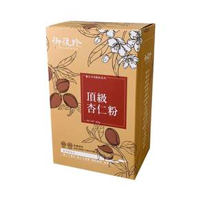 御復珍 頂級杏仁粉 無人工香料 無人工色素 無防腐劑, 350g, 1盒