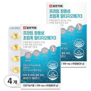 Ilyang 一洋藥品 優質omega3魚油膠囊, 60顆, 4盒