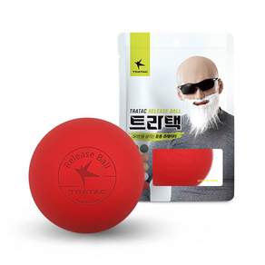TRATAC 迷你多功能健身瑜珈球, 紅色的, 1顆