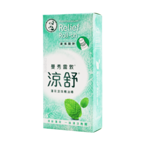 MENTHOLATUM 曼秀雷敦 涼舒 滾珠精油棒 薄荷, 1盒