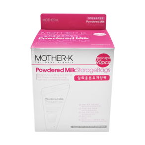 MOTHER-K 奶粉儲存袋, 240ml, 90入, 1盒