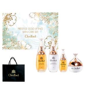 Cledbell Prestige Gold Lifting Basic Cosmetics 4 款 + 購物袋套組, 1組