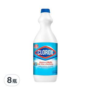 CLOROX 高樂氏 濃縮漂白水 原始配方, 1L, 8瓶