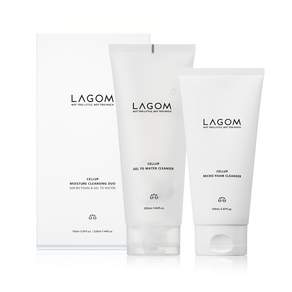 LAGOM 保濕洗面凝膠+泡沫保濕洗面乳組, 1組