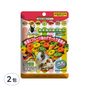 Pet Village 魔法村 鼠兔用綜合玉米甜甜圈, 120g, 2包