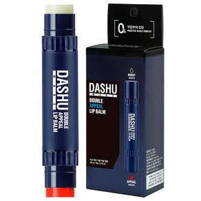 DASHU 男士專用雙倍鍾情潤色護唇膏, 草莓+無味, 1支
